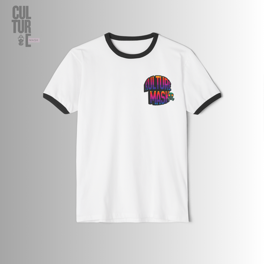 CULTURE MASK "Authenticity" Retro Ringer Tee | Urban Kulture Mask Edition