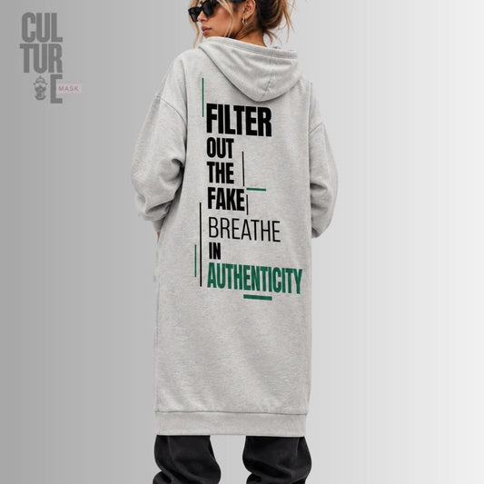 Chaqueta Sudadera Larga Culture Mask · Filter Out The Fake