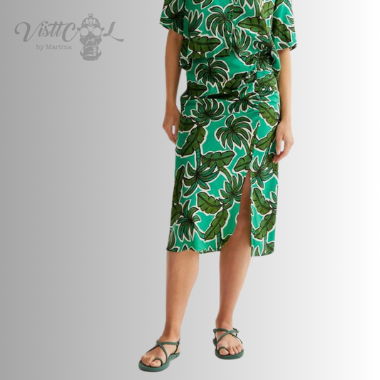 Falda Midi "Green Palm" | Visttcool
