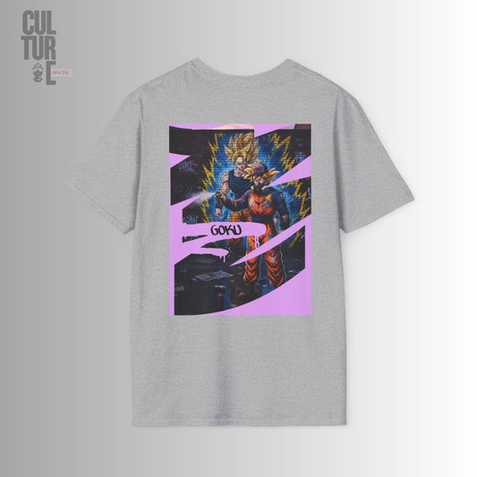 Culture Mask - Camiseta "Dragon Warrior Goku" | Anime Saiyan Power Graphic Tee