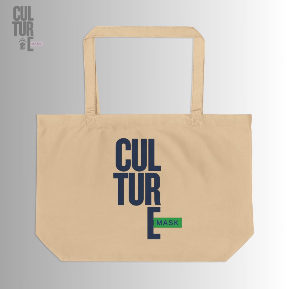 Maxi Tote algodon organico Tintin & Milu · Culture Mask