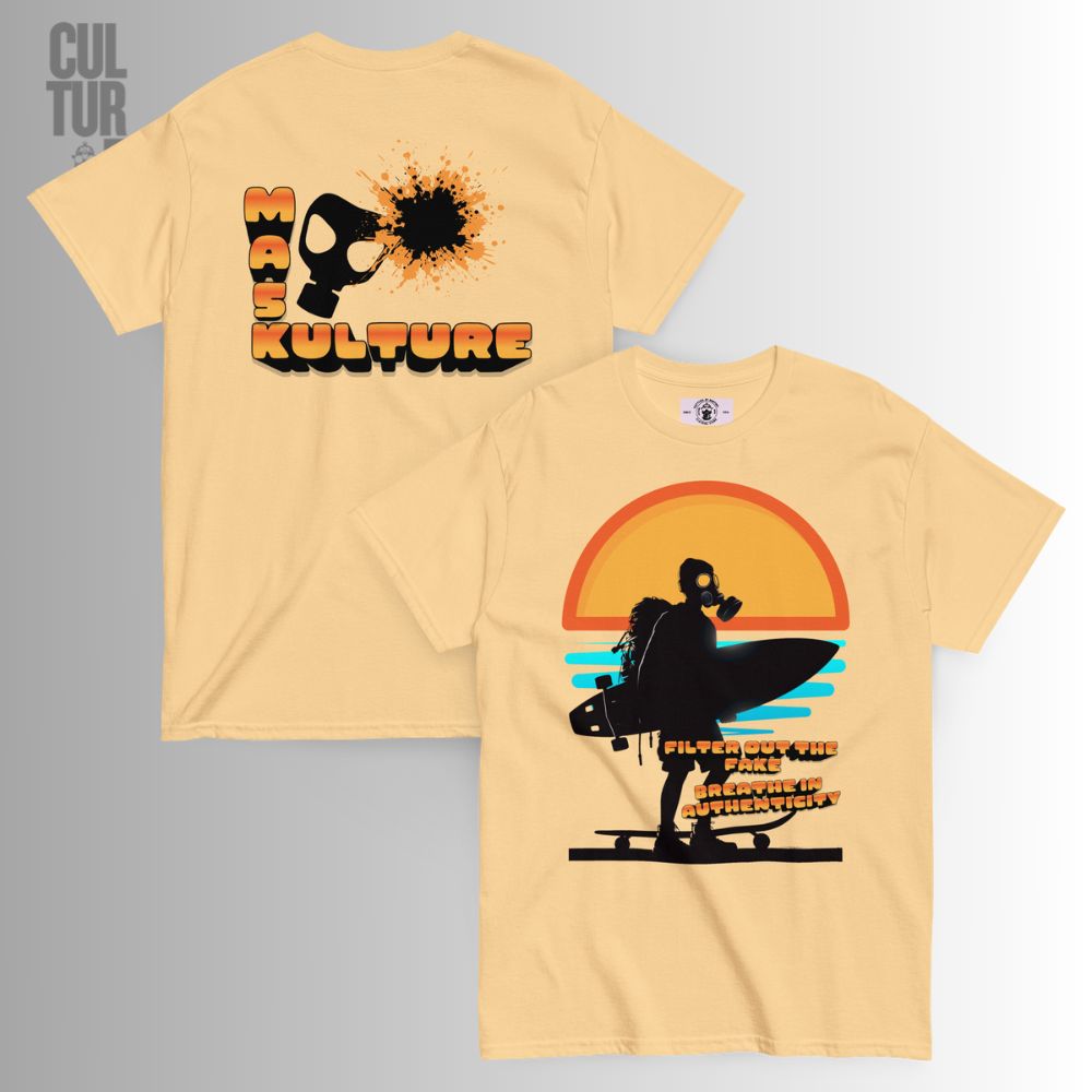 camiseta surf culture mask