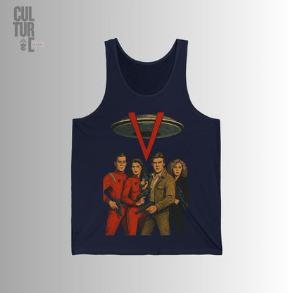 Culture Mask - "V: The Final Battle" Retro Art Tank Top |