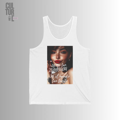 Culture Mask.Camiseta de Tirantes "Zumbada" | Edición Especial Urban Art