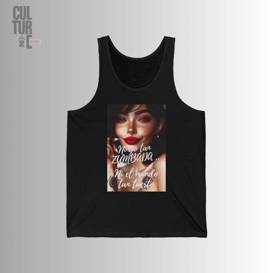 Culture Mask.Camiseta de Tirantes "Zumbada" | Edición Especial Urban Art
