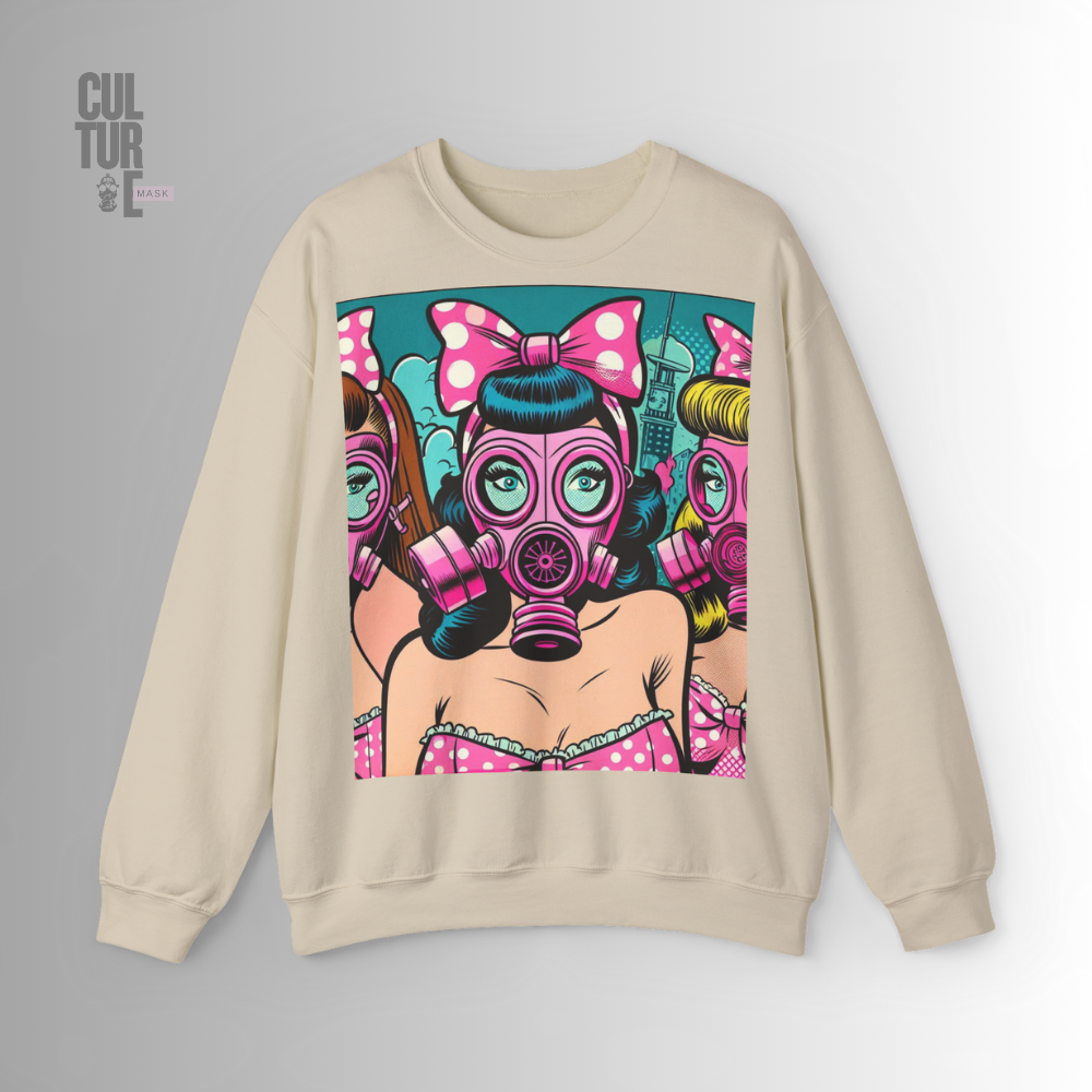 Sudadera cuellon redondo Retro Pop