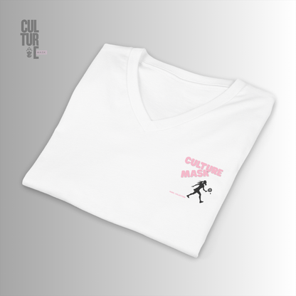 Camiseta pádel— 'Por qué pierdo yo al pádel?' Retro Pin-Up V‑Neck