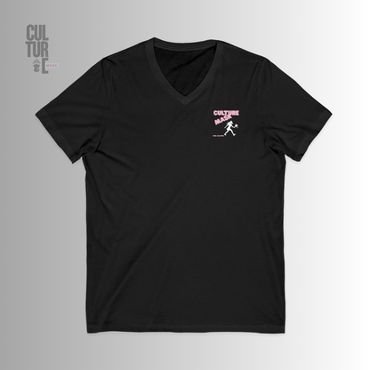 Camiseta pádel— 'Por qué pierdo yo al pádel?' Retro Pin-Up V‑Neck