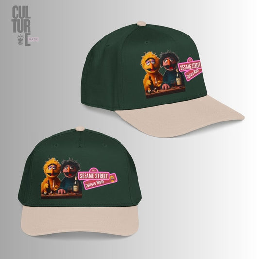 Culture Mask. Sesame Street Nostalgia Baseball Cap. USA
