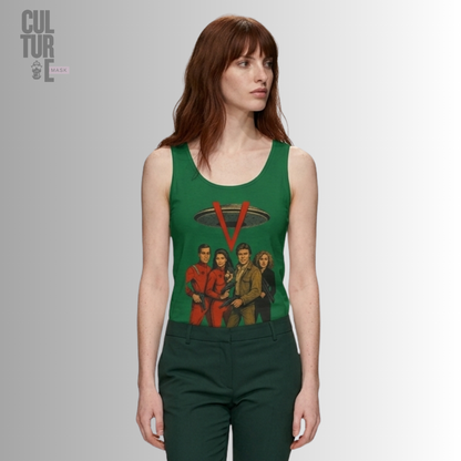 Culture Mask - "V: The Final Battle" Retro Art Tank Top |