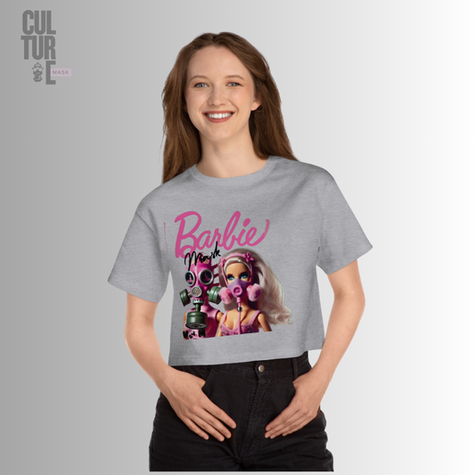 CULTURE MASK "Barbie Mask" Heritage Crop Top | Culture Mask Collection
