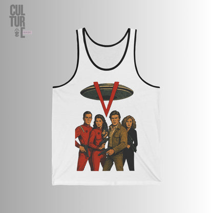 Culture Mask - "V: The Final Battle" Retro Art Tank Top |