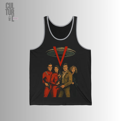 Culture Mask - "V: The Final Battle" Retro Art Tank Top |