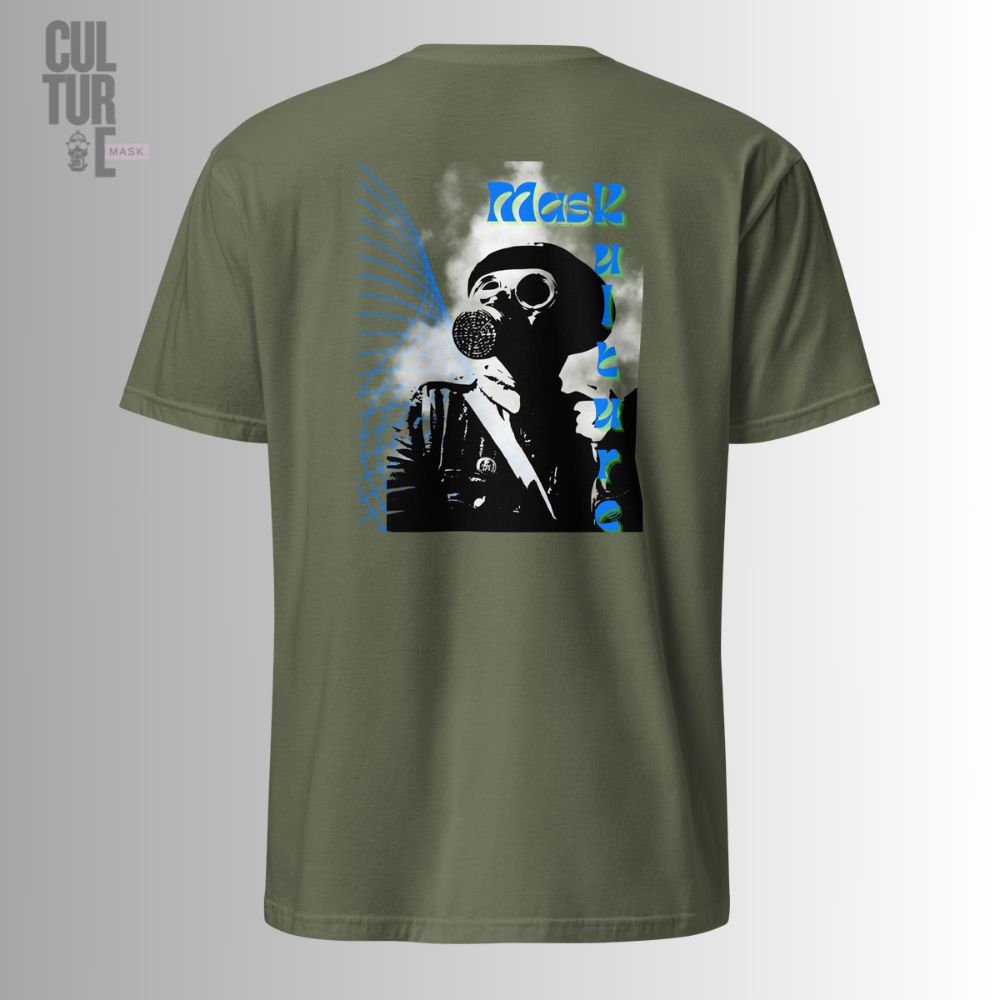 Consigue la camiseta mask future de Culture Mask. Estilo urbano disruptivo con estética cyberpunk y misteriosa. Máxima comodidad, algodón premium y envío gratis.
