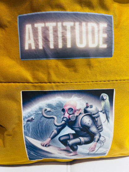 "Attitude" shopper bag 