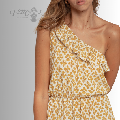 Visttcool- Mono Largo Asimétrico "Aitana" | Estampa Floral Boho