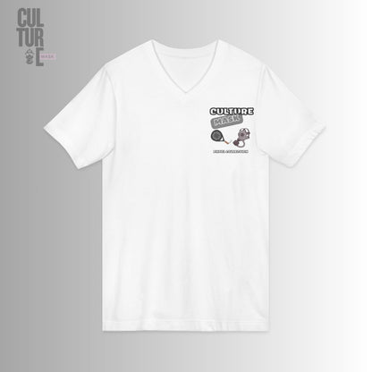 Culture Mask - Camiseta "Padel Queen" V-Neck | Algodón Premium y Estilo Deportivo