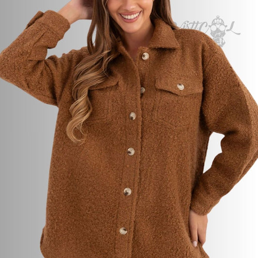 Sobre camisa de rizo