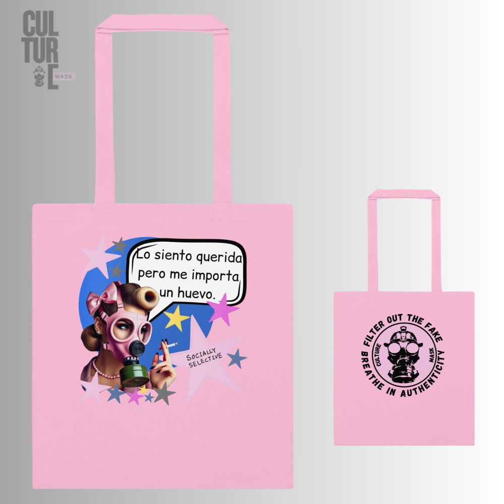 Bolsa de tela Me importa un huevo · Culture Mask
