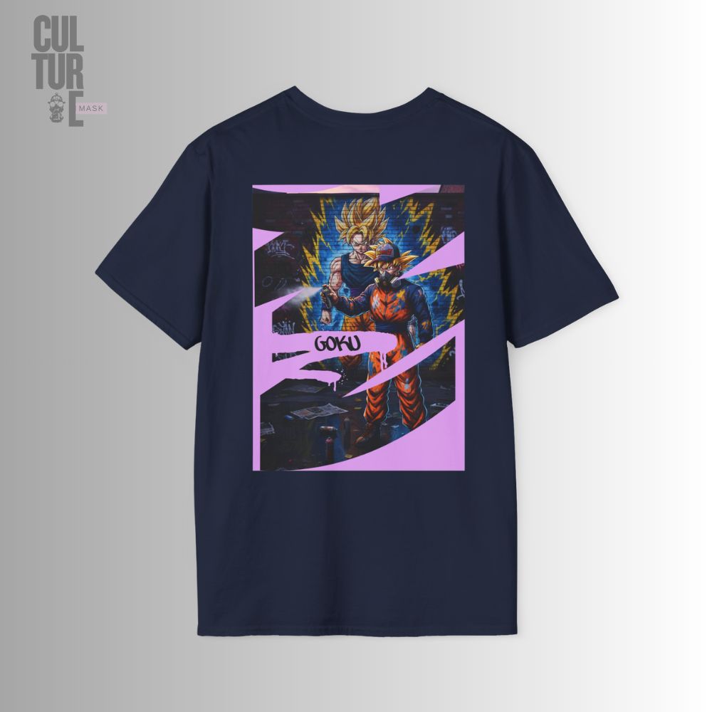 Culture Mask - Camiseta "Dragon Warrior Goku" | Anime Saiyan Power Graphic Tee