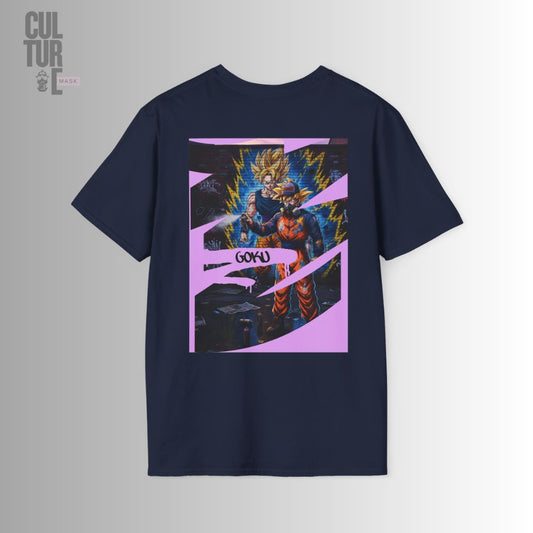 Culture Mask - Camiseta "Dragon Warrior Goku" | Anime Saiyan Power Graphic Tee