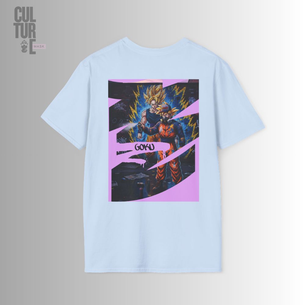 Culture Mask - Camiseta "Dragon Warrior Goku" | Anime Saiyan Power Graphic Tee