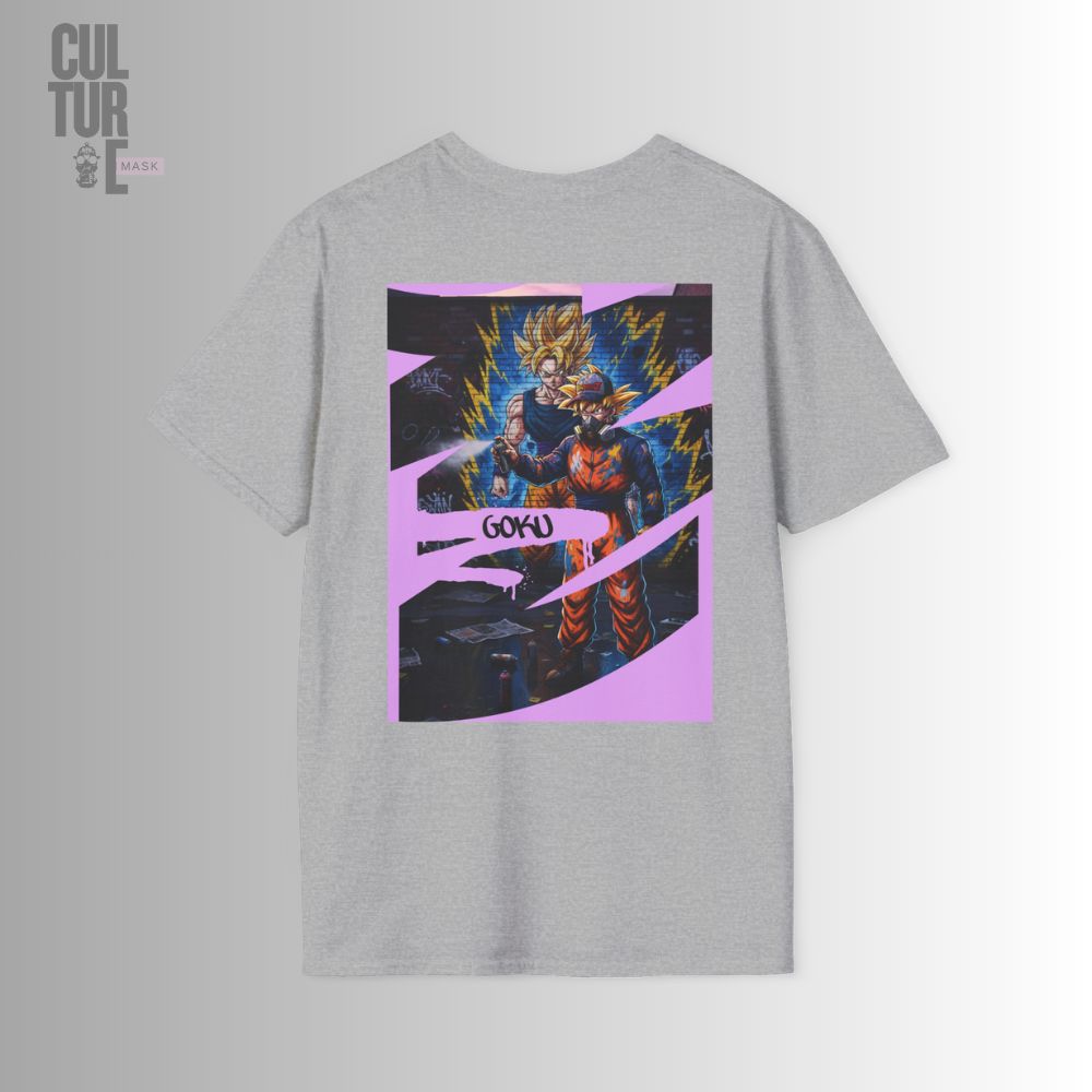 Culture Mask - Camiseta "Dragon Warrior Goku" | Anime Saiyan Power Graphic Tee