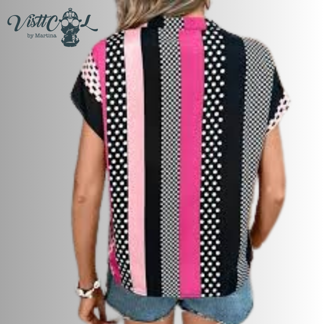 Blusa ligera de lunares -20%