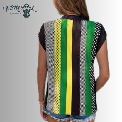 Blusa ligera de lunares -20%