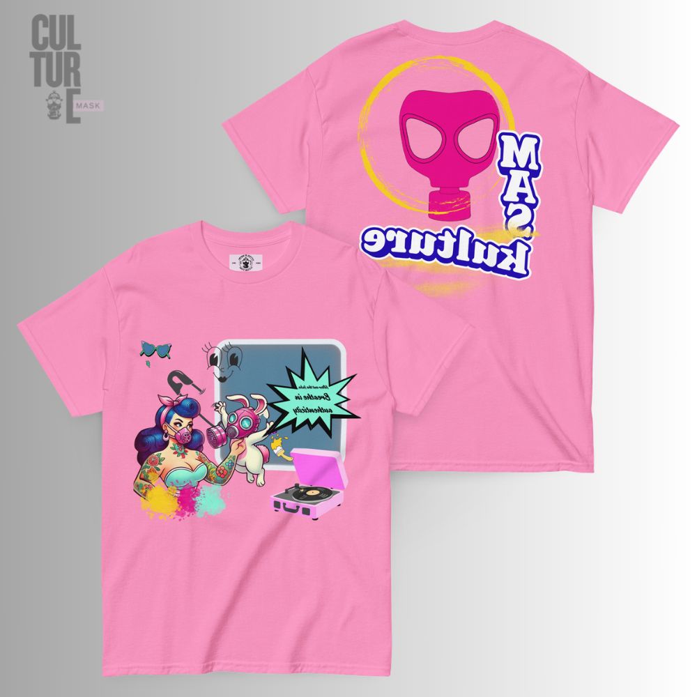 Camiseta pinup rosa