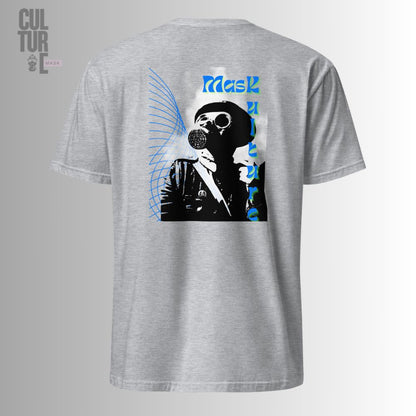 Consigue la camiseta mask future de Culture Mask. Estilo urbano disruptivo con estética cyberpunk y misteriosa. Máxima comodidad, algodón premium y envío gratis.