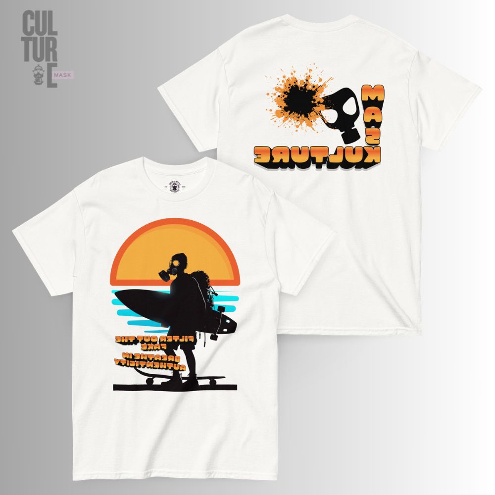 camiseta surf azul
