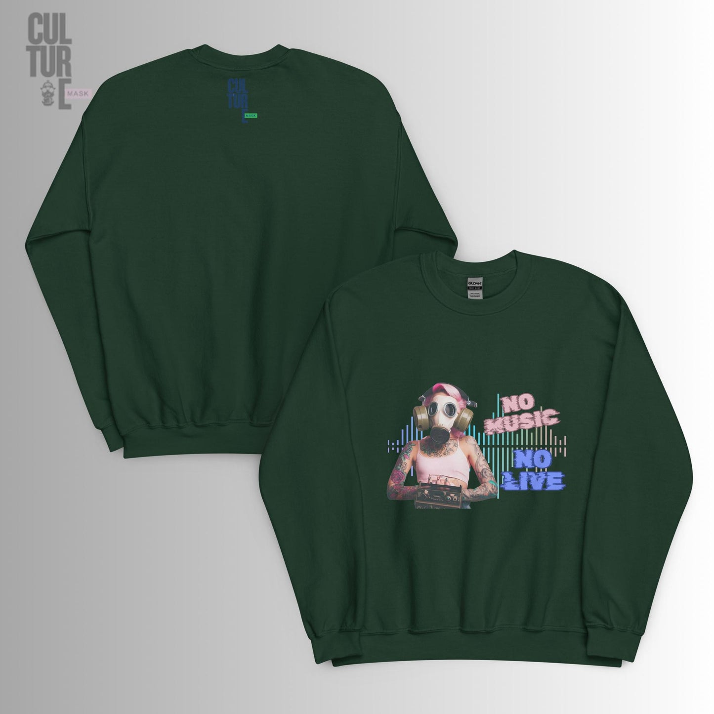 Sudadera Oversize NO Music..